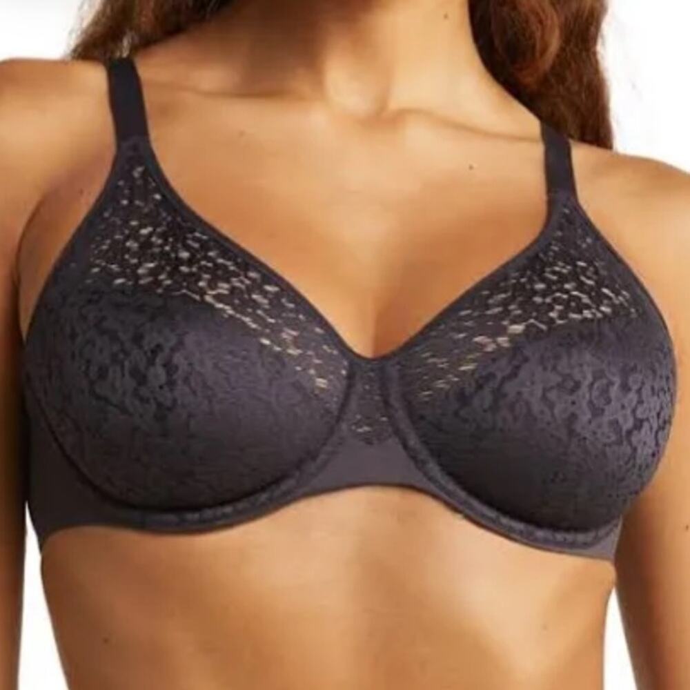 Chantelle Lace Bra in Dark Gray